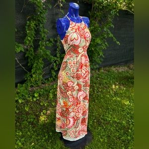 Loft tropical maxi dress